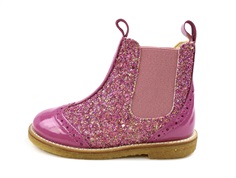 Angulus almond maple glitter ankle boots (narrow)